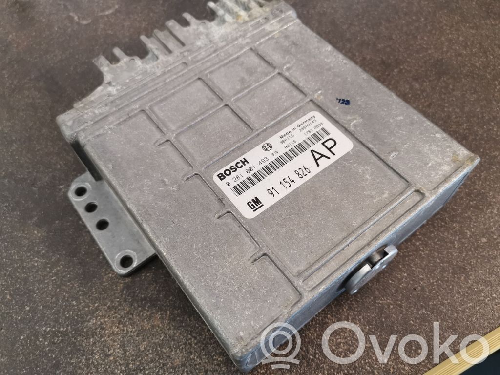 Engine control unit/module   91154826AP,0281001493