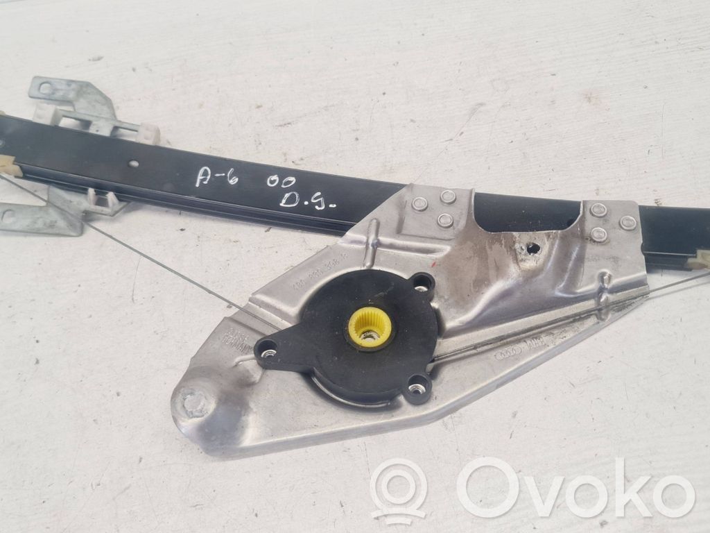 Audi A6 S6 C5 4B Mechanizm podnoszenia szyby tylnej bez silnika 