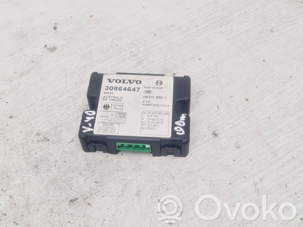 Volvo S40, V40 Immobilizer control unit/module 