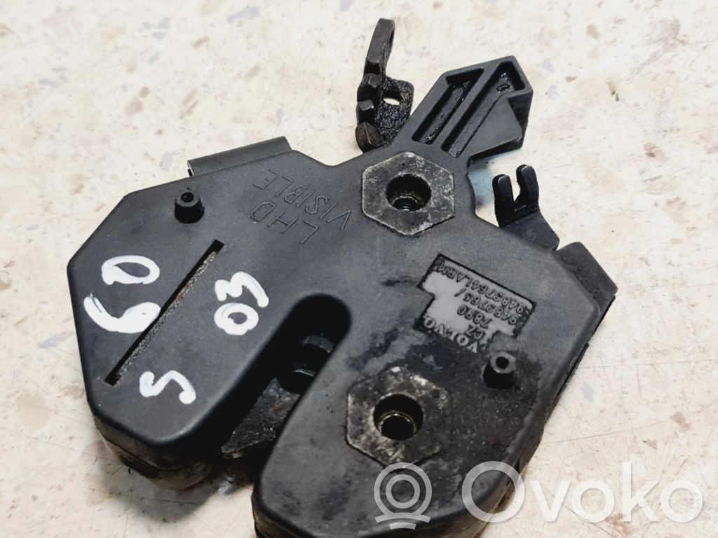 Volvo S60 Zamek pokrywy przedniej / maski silnika 