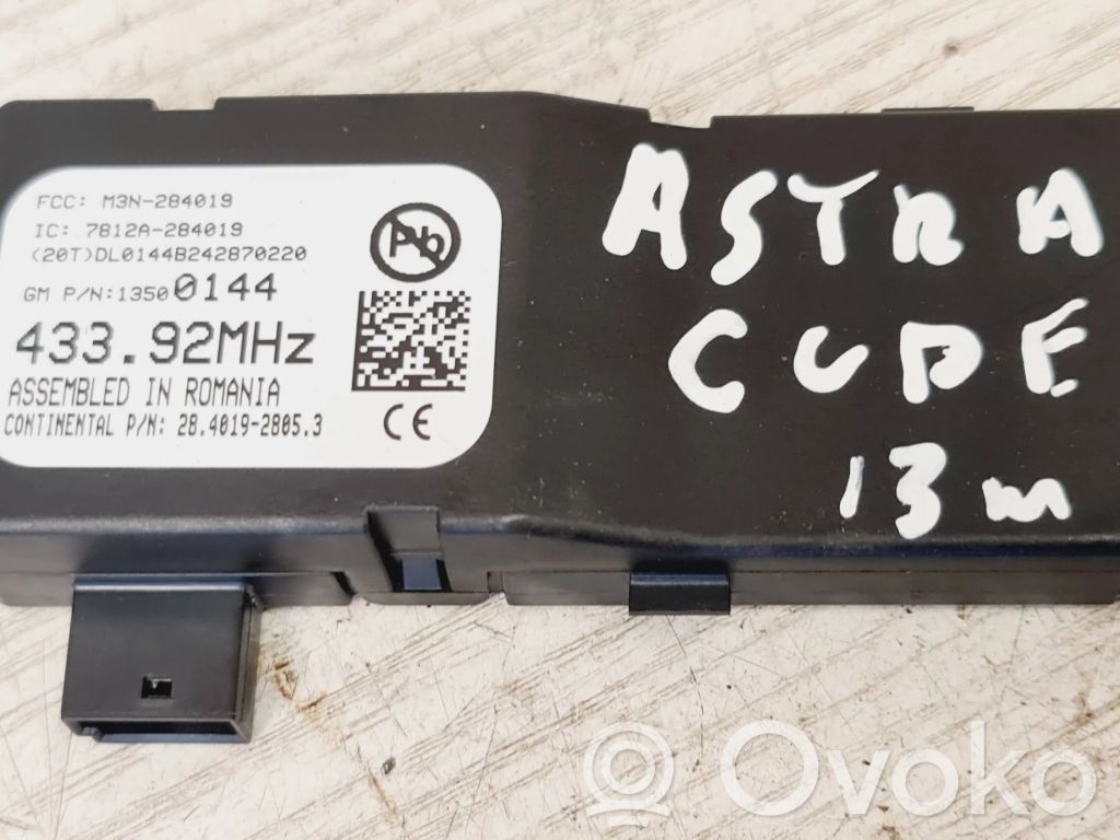 Opel Astra J Inne komputery / moduły / sterowniki 