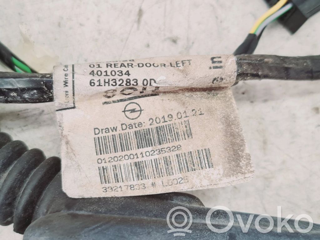 Cableado de puerta trasera   39217833,20200110