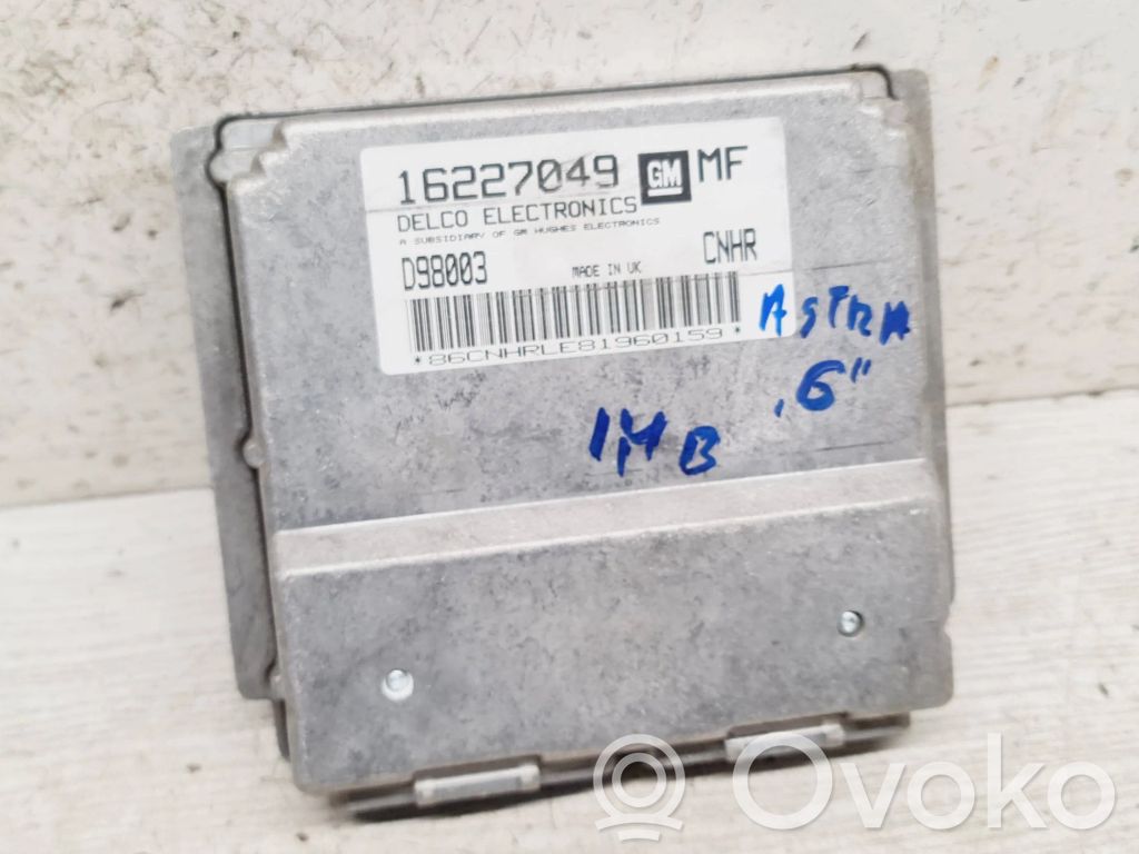 Engine control unit/module   16227049,D98003,81960159,16268377
