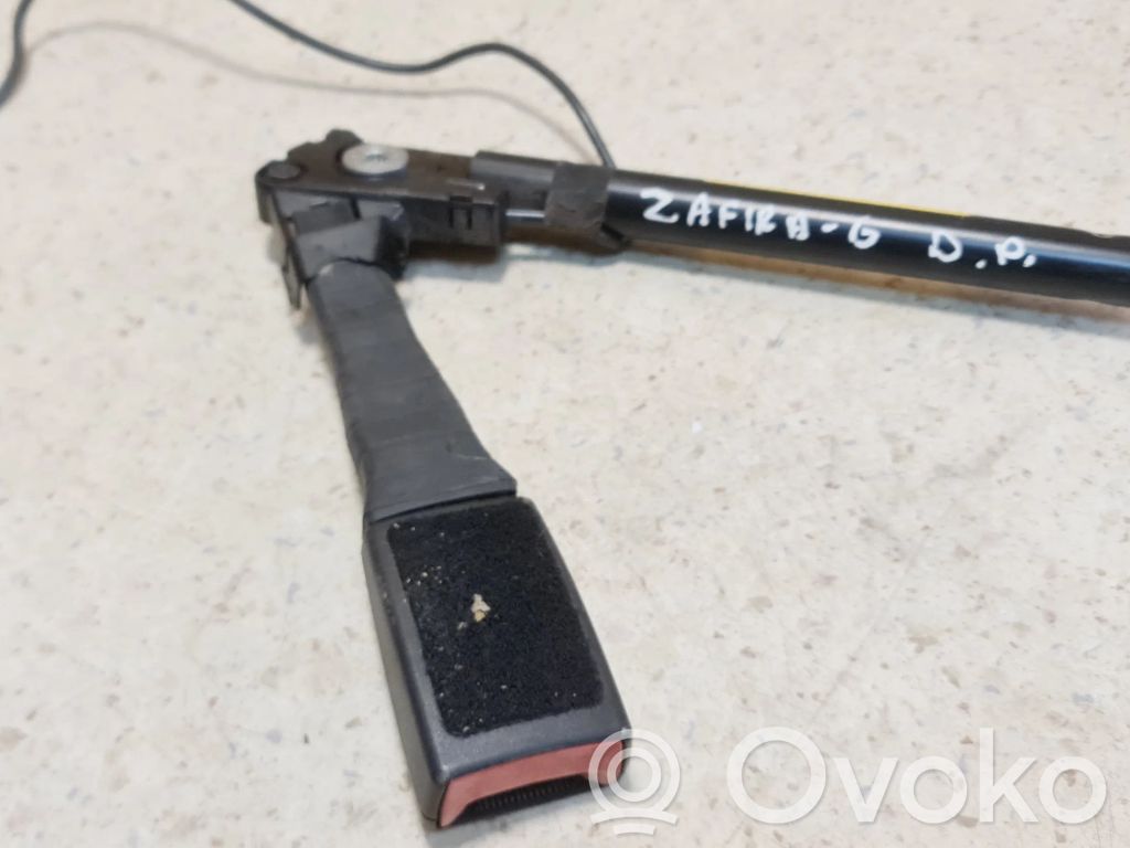 Opel Zafira B Hebilla del cinturón delantero 