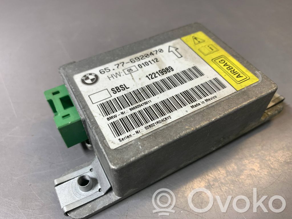 Turvatyynyn ohjainlaite/moduuli   6920470,12219989