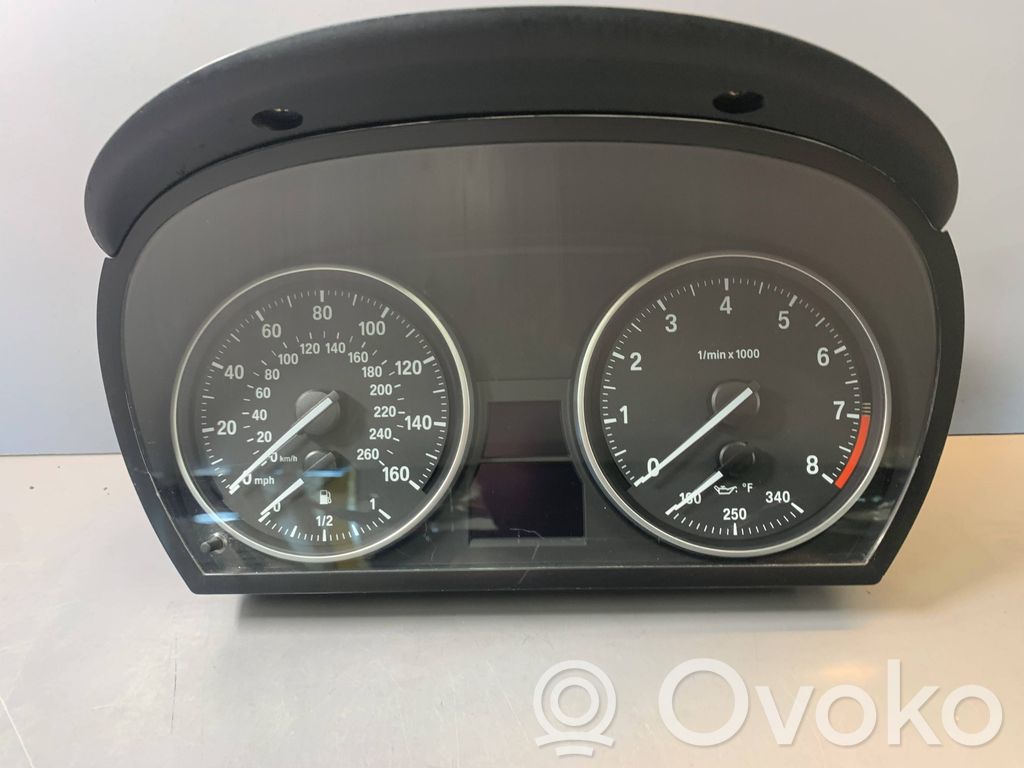 BMW 3 E90 E91 Spidometrs (instrumentu panelī) 