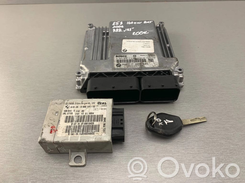 BMW X5 E53 Engine ECU kit and lock set 