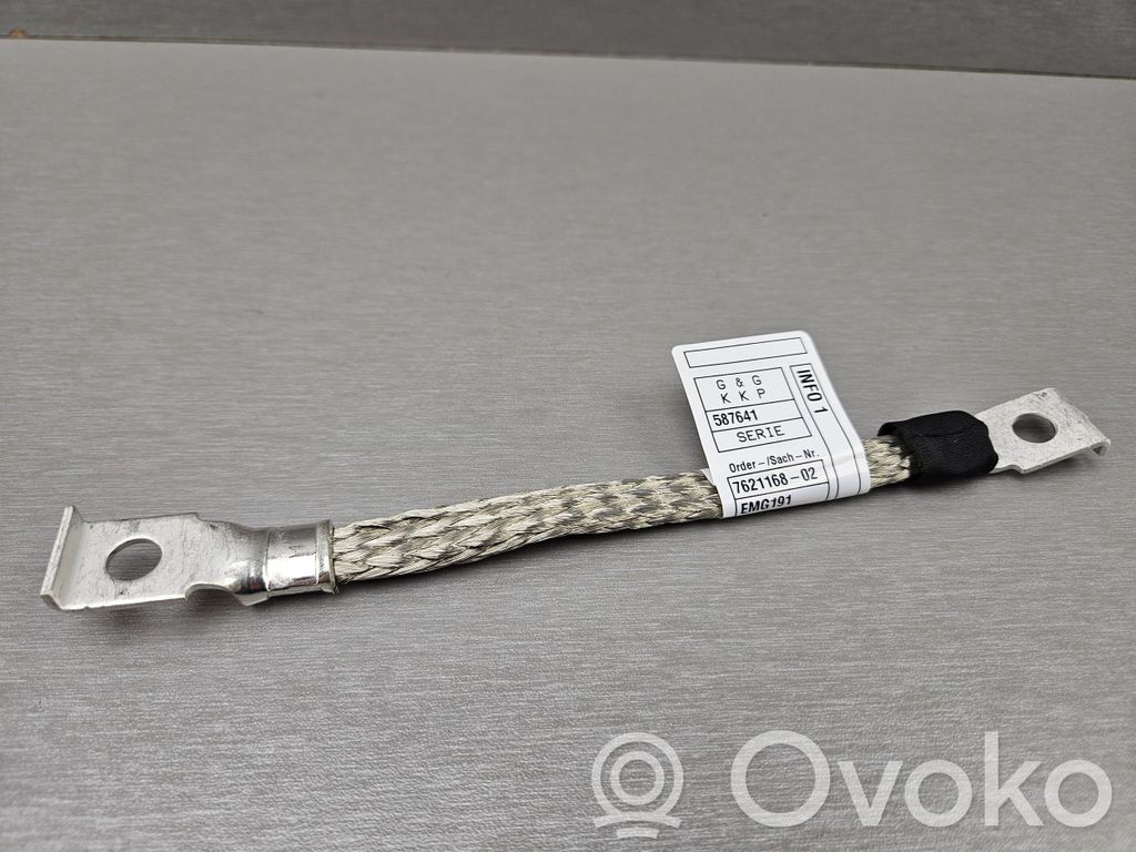 BMW 3 F30 F35 F31 Minus / Klema / Przewód akumulatora 