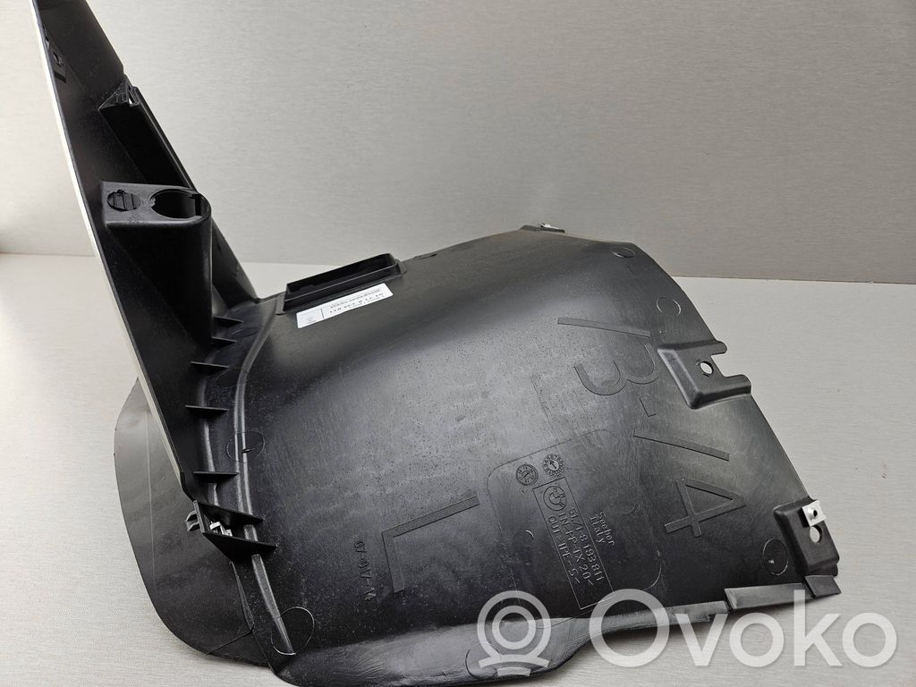 BMW 3 E46 Kampinė priekinio bamperio dalis 