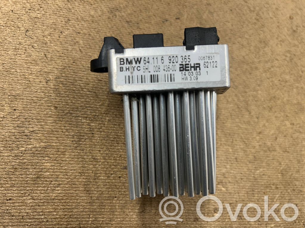 Motor aerotermă/rezistor ventilator   64116920365,6920365,64116923204,6923204