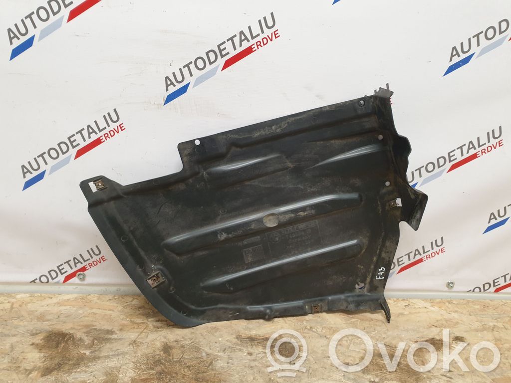 BMW 3 E92 E93 Aizmugurējā bufera apakšas aizsargs 