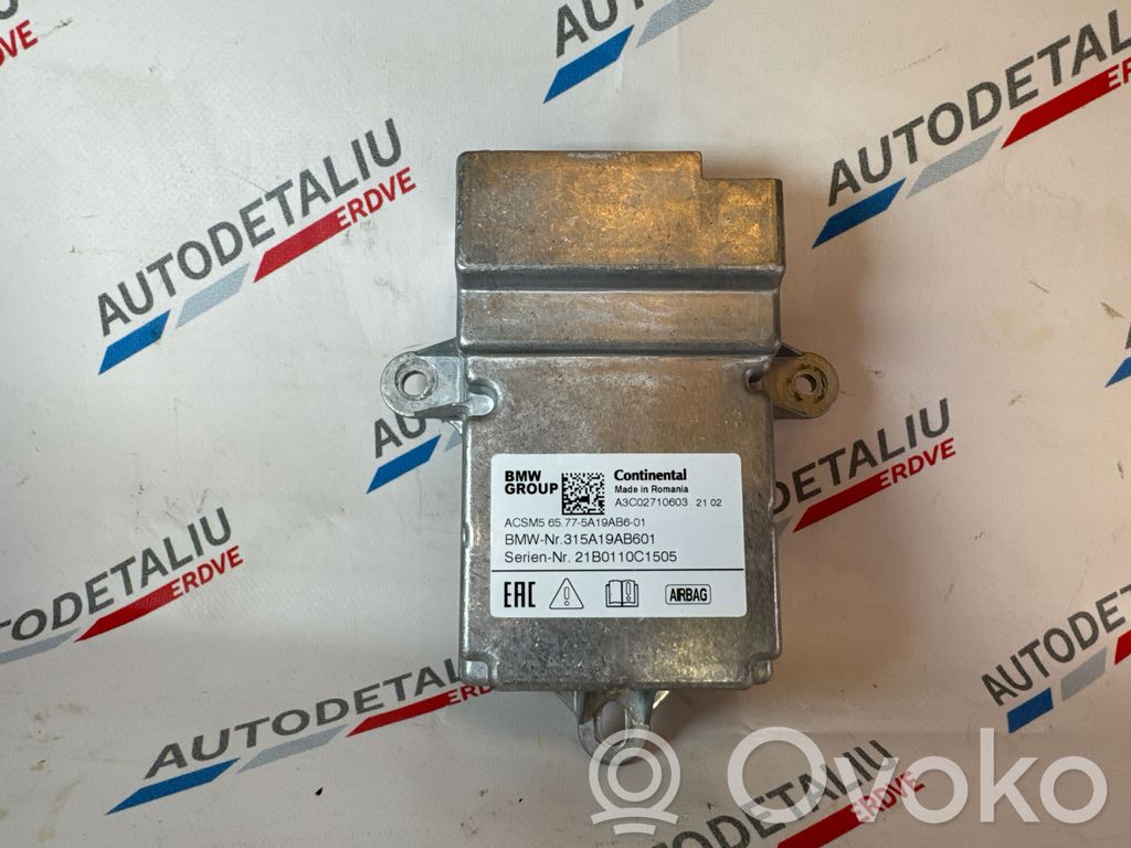 BMW X3 G01 Airbag control unit/module 