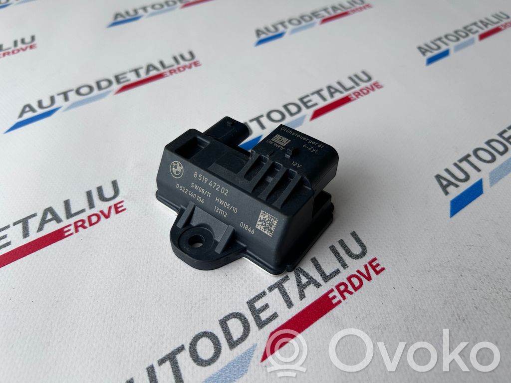 BMW 5 F10 F11 Przekaźnik / Modul układu ogrzewania wstępnego 