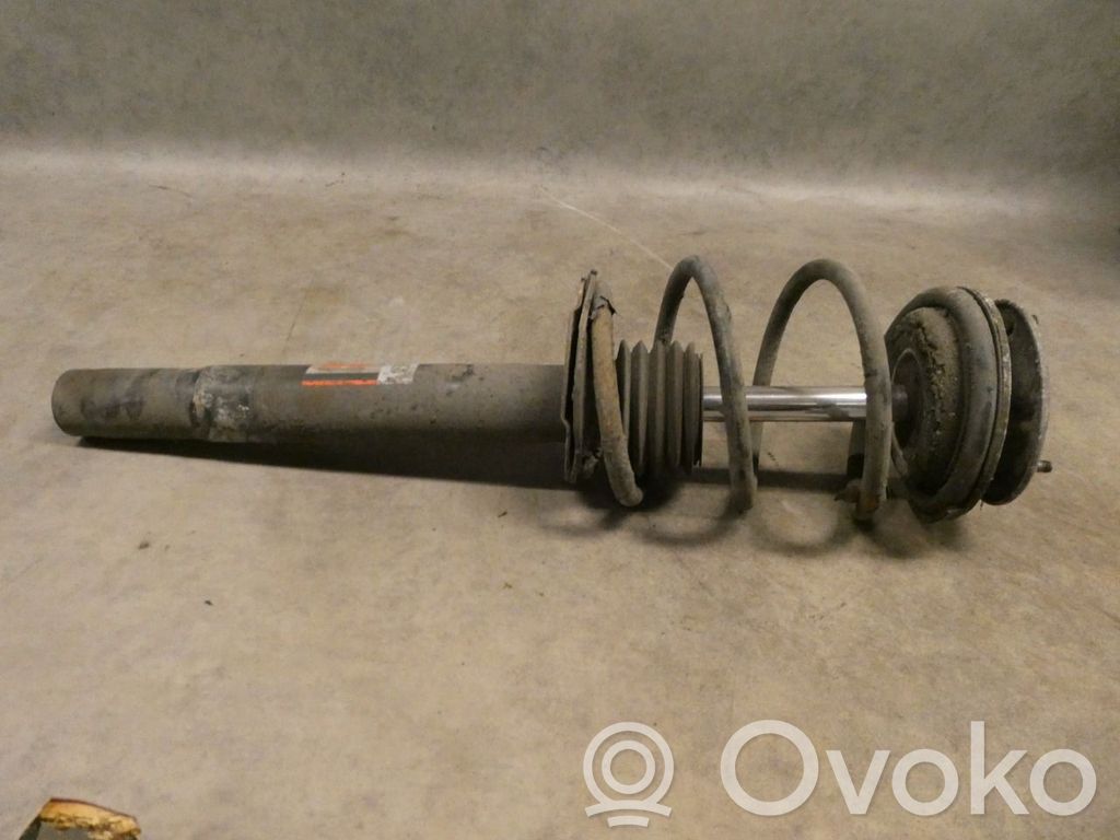 Front shock absorber with coil spring