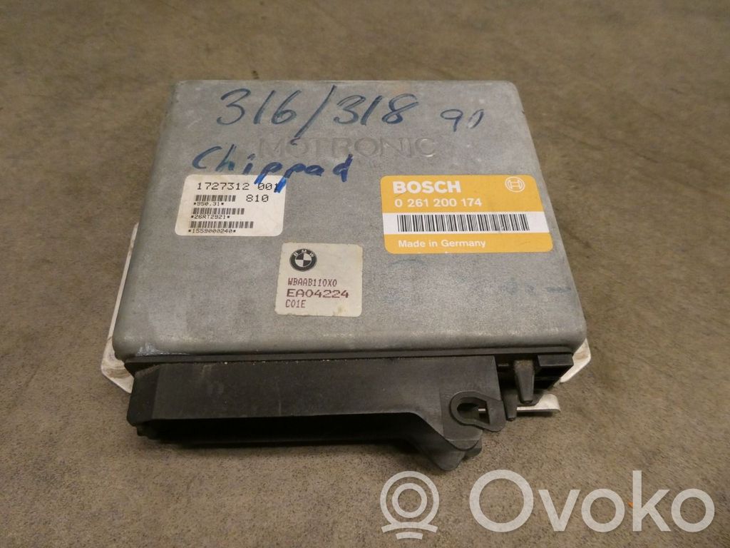 BMW 3 E30 Unidad de control/módulo de la inyección 