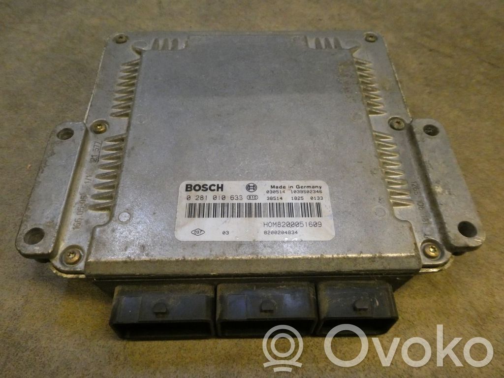 Injection control unit/module   8200051609,0281010633