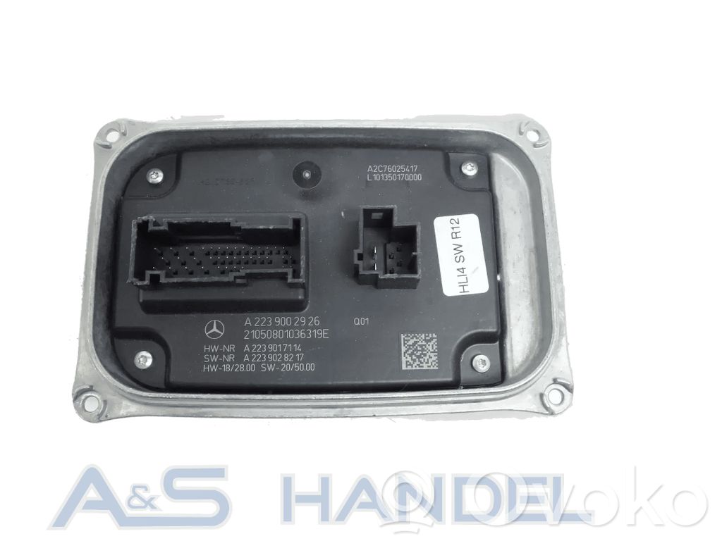 Unité de commande, module ECU de moteur   A2239002926