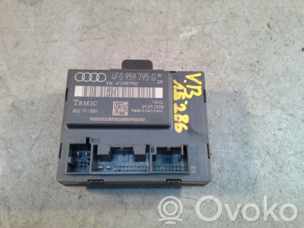 Audi A6 S6 C6 4F Comfort/convenience module 