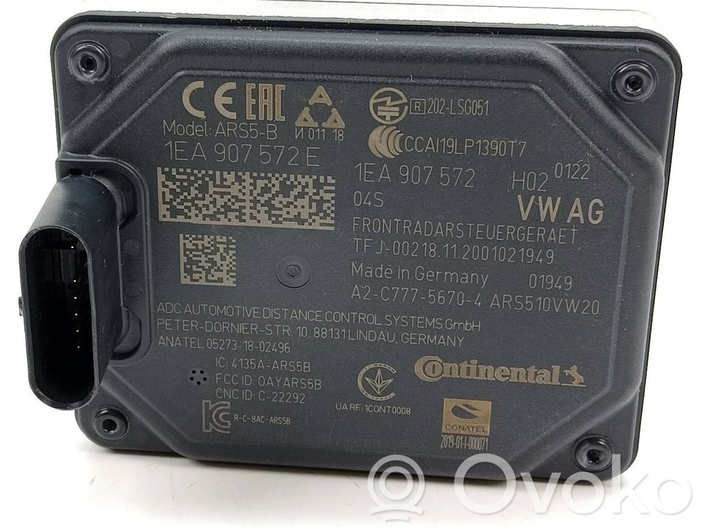 Sensor de radar Distronic   1EA907572E,1EA907572E,1EA907572G