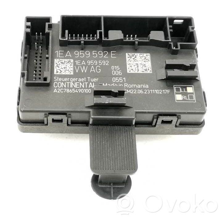 Volkswagen ID.3 Unité de commande module de porte 