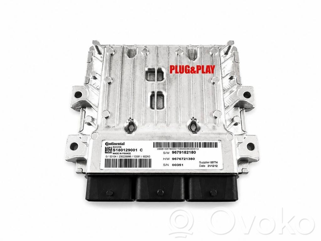 Engine control unit/module ECU   S180129001C,9679182180