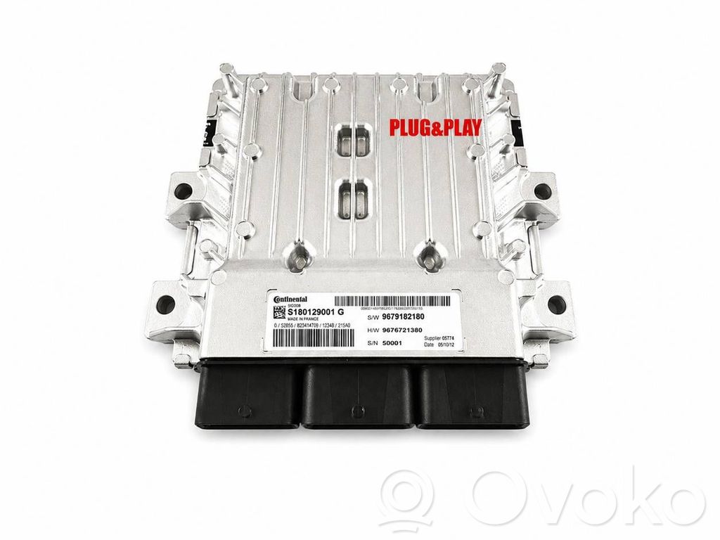 Engine control unit/module ECU   S180129001G,9679182180,9676721380