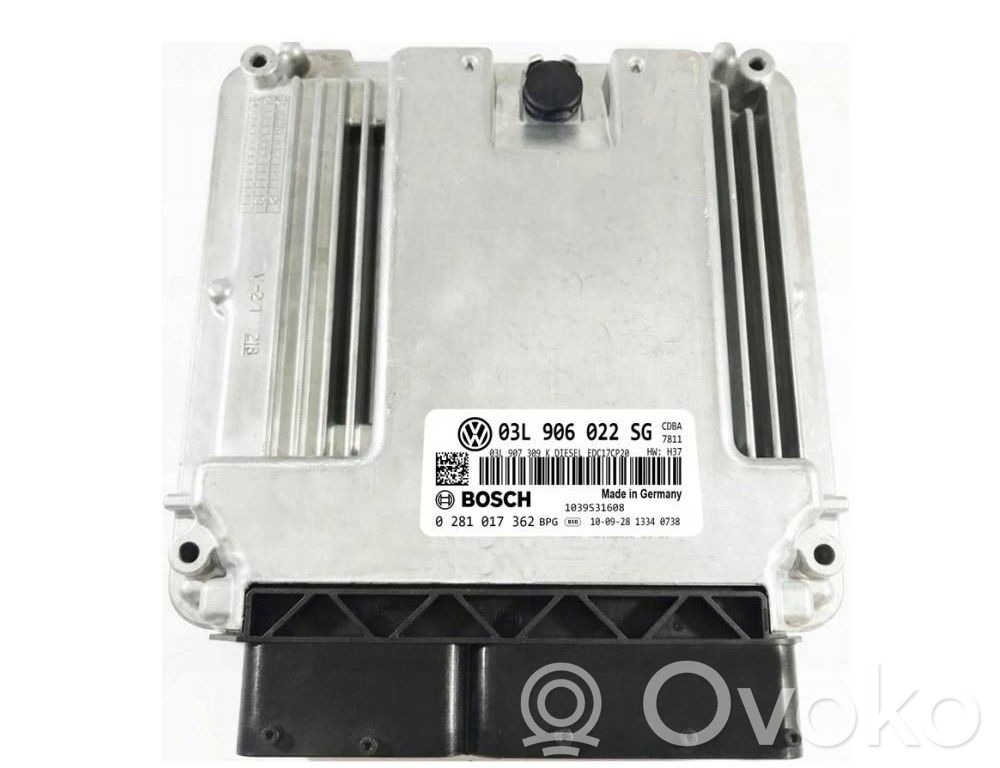 Engine control unit/module ECU   03L906022SG,0281017362