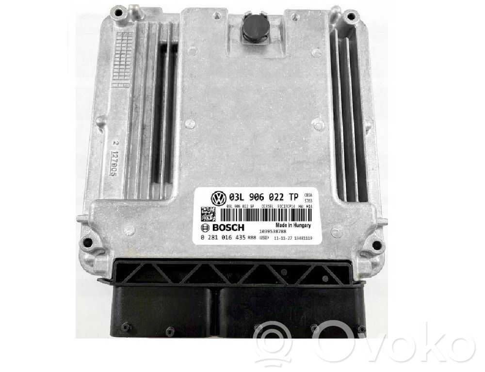 Engine control unit/module   03L906022TP,0281016435