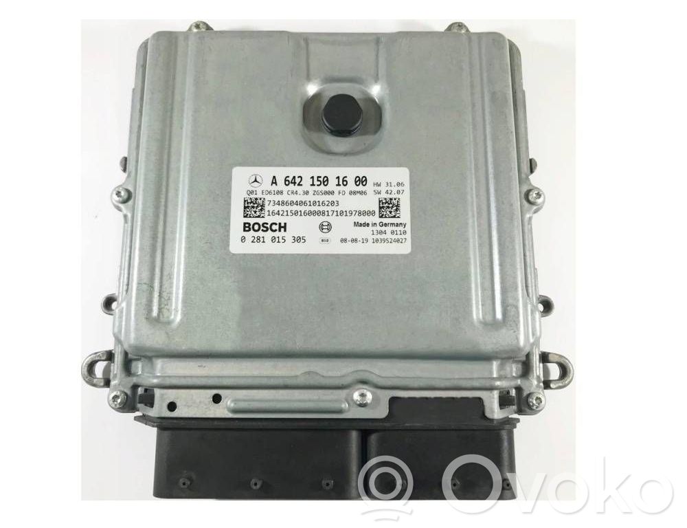 Engine control unit/module ECU   A6421501600,0281015305