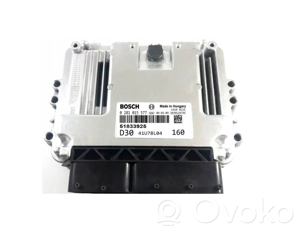 Engine control unit/module ECU   0281015577,51833925
