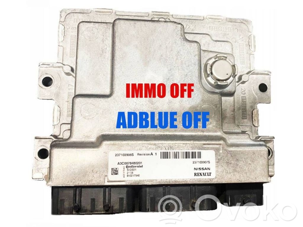 Engine control unit/module   A3C0078480201,237103907S,237103906S