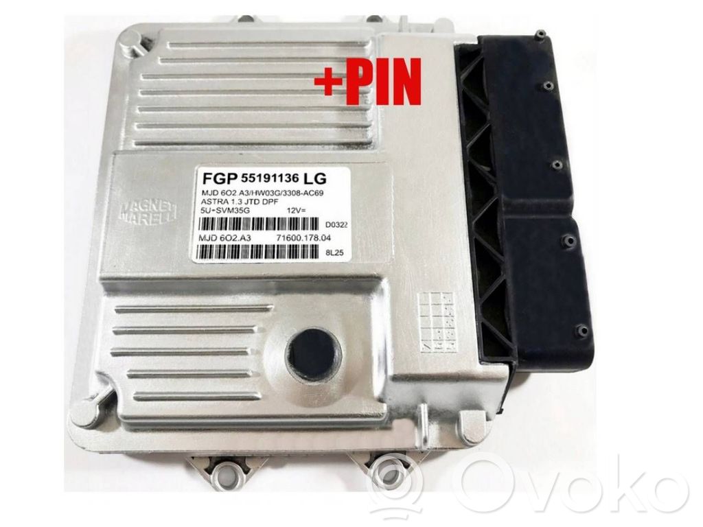 Opel Astra G Engine control unit/module 