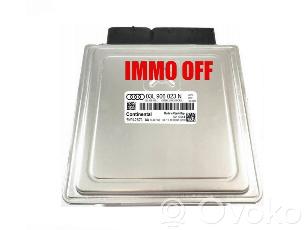 Engine control unit/module   03L906023N,5WP42671AA