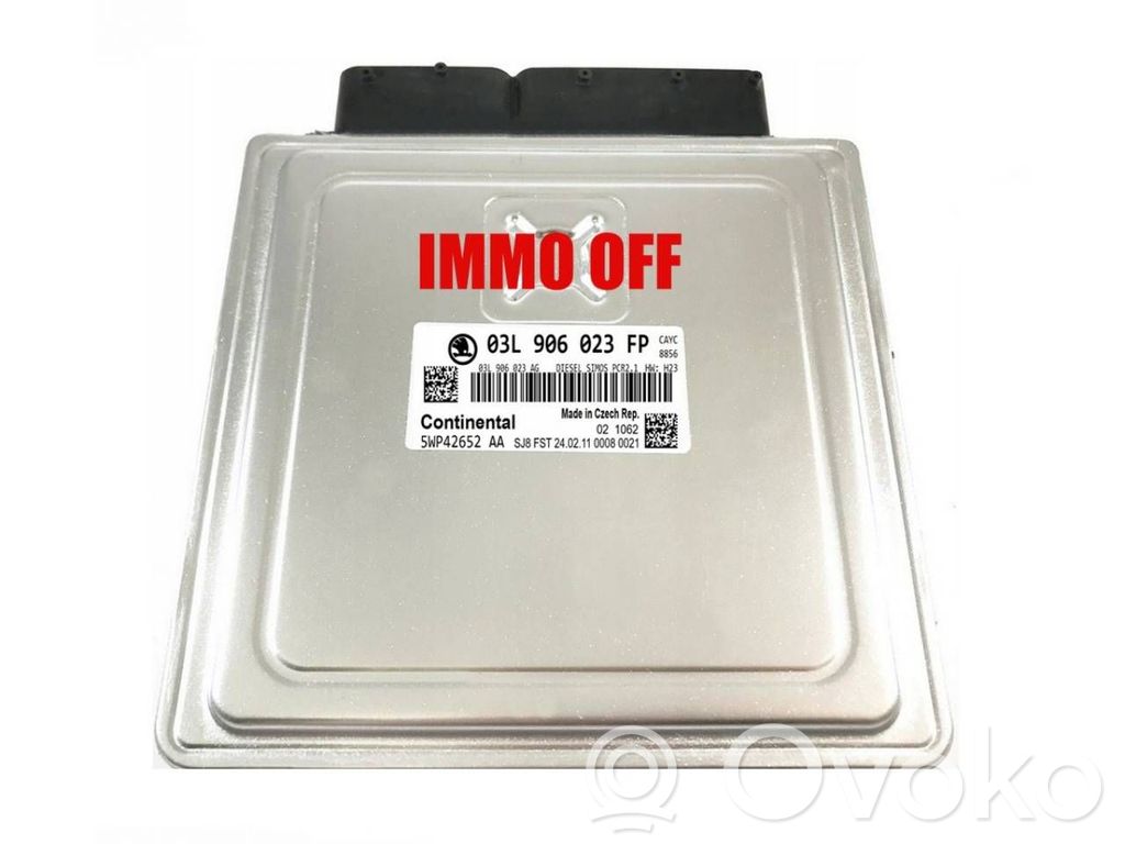 Engine control unit/module   03L906023FP,5WP42652AA