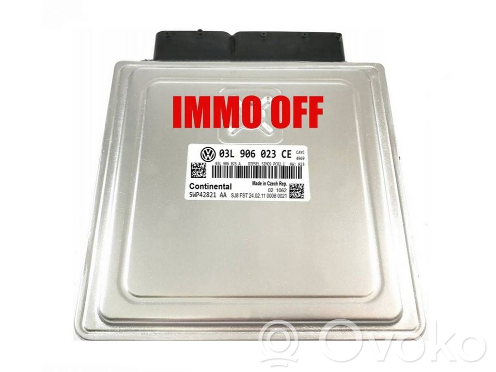 Engine control unit/module   03L906023CE,5WP42821AA