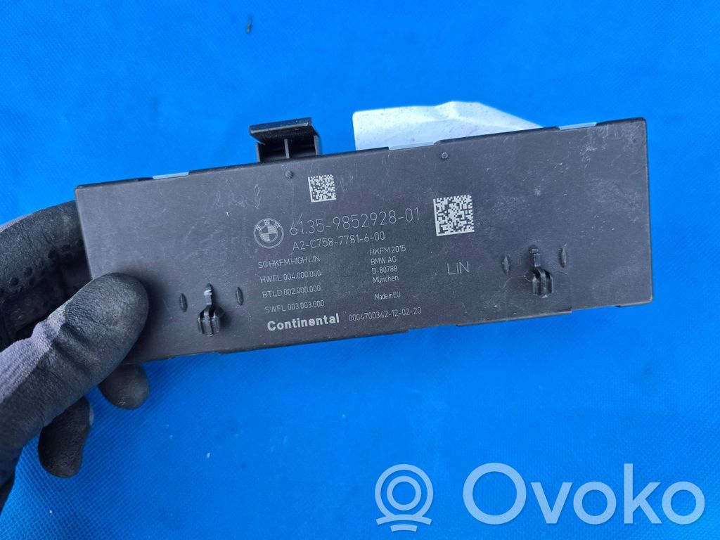 Tailgate/trunk control unit/module   9852928,A2C758778160