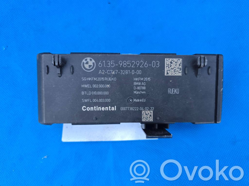 BMW 8 G14 Tailgate/trunk control unit/module 