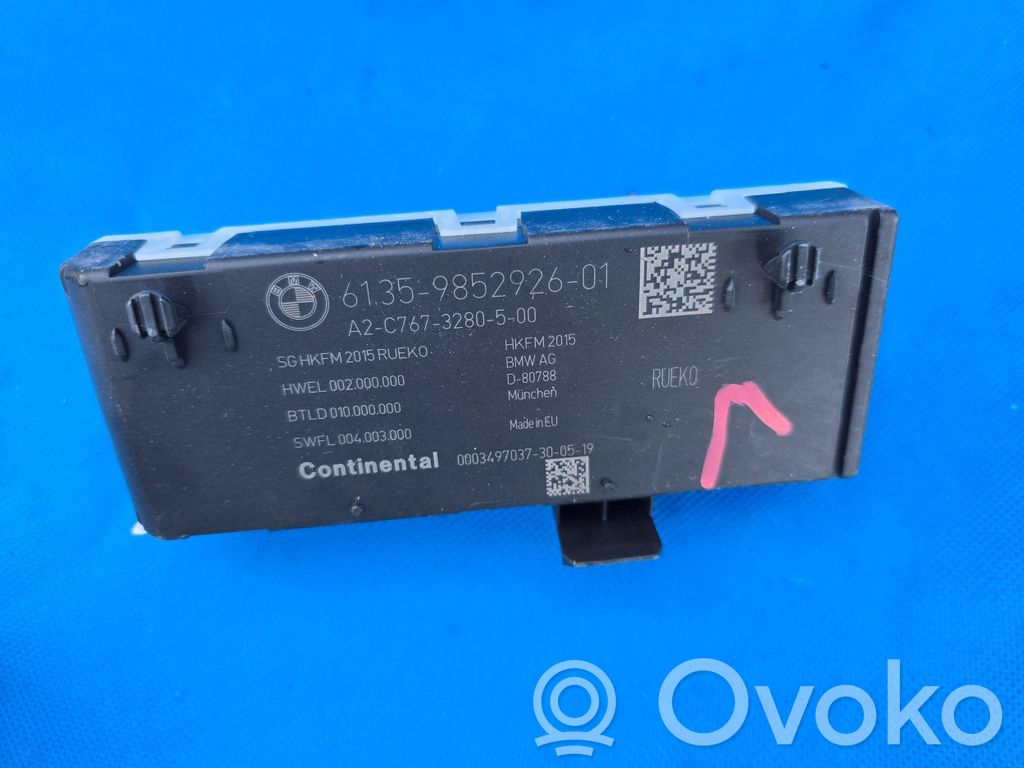 Tailgate/trunk control unit/module   9852926