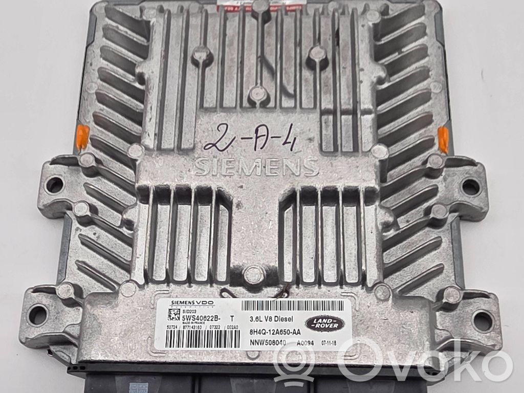 Engine control unit/module   5WS40622B,NNW508040,8H4Q12A650AA