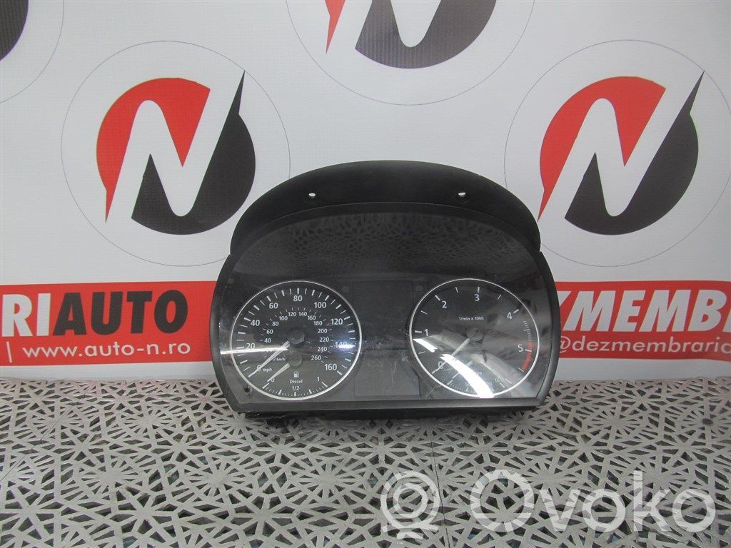 BMW 3 E90 E91 Compteur de vitesse tableau de bord 