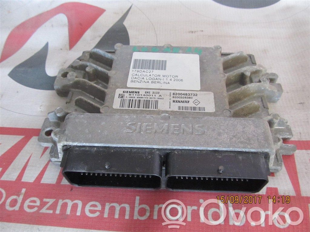 Engine control unit/module   8200483732,179DAC27