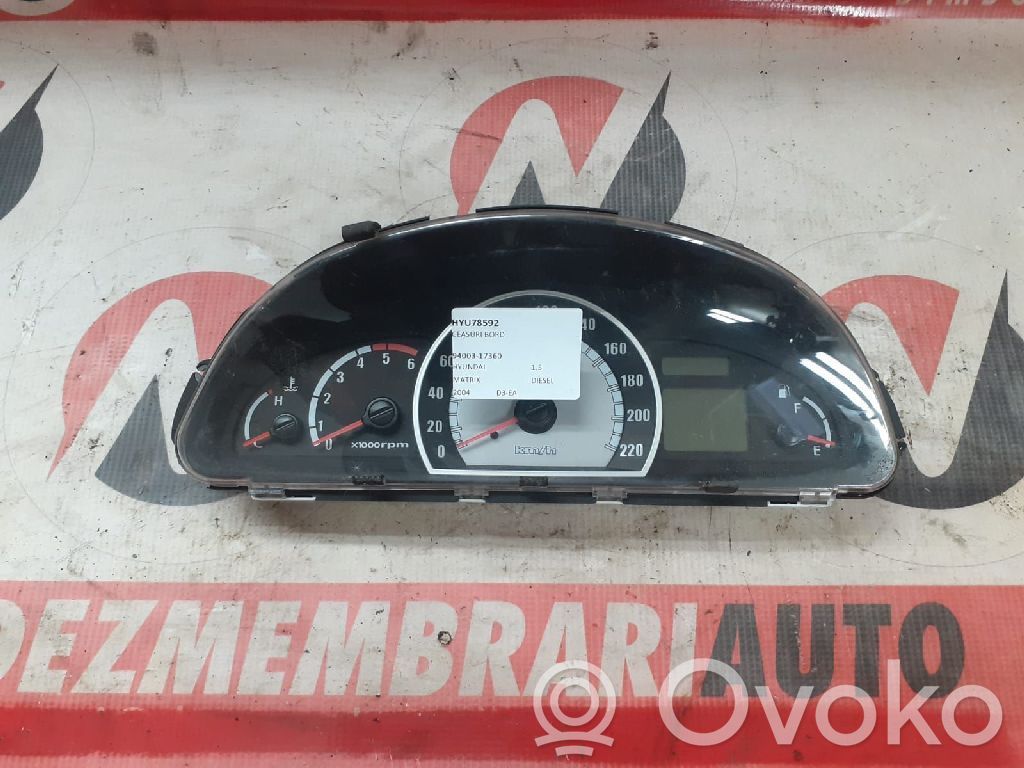 Hyundai Matrix Speedometer (instrument cluster) 