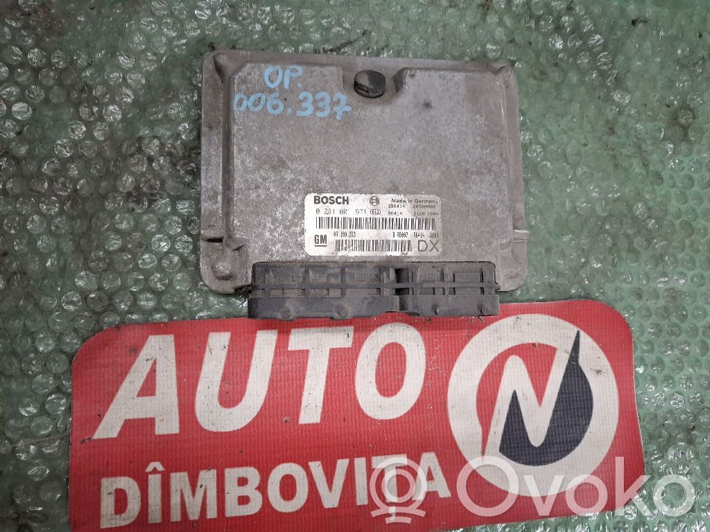 Opel Astra G Dzinēja vadības bloks 