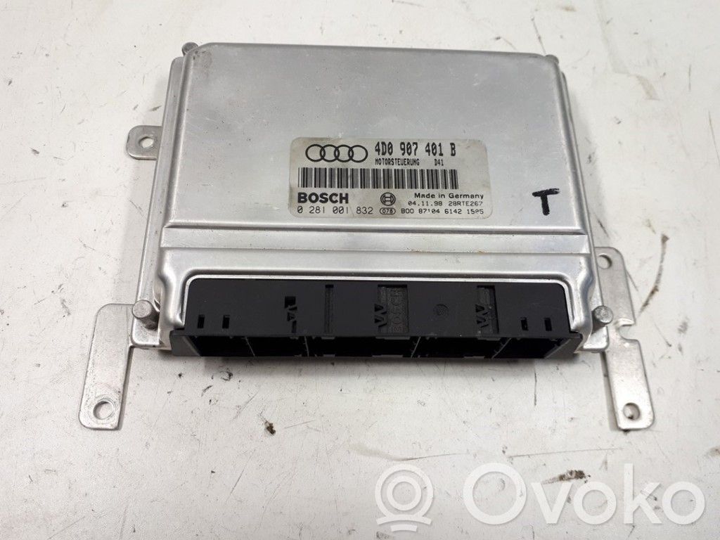 Engine control unit/module   4D0907401B,4D0907401B