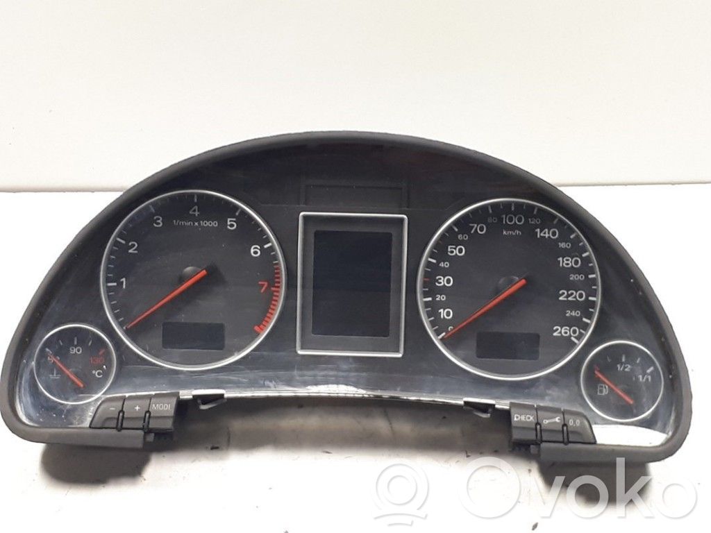 Audi A4 S4 B6 8E 8H Vitezometru (grup de instrumente) 