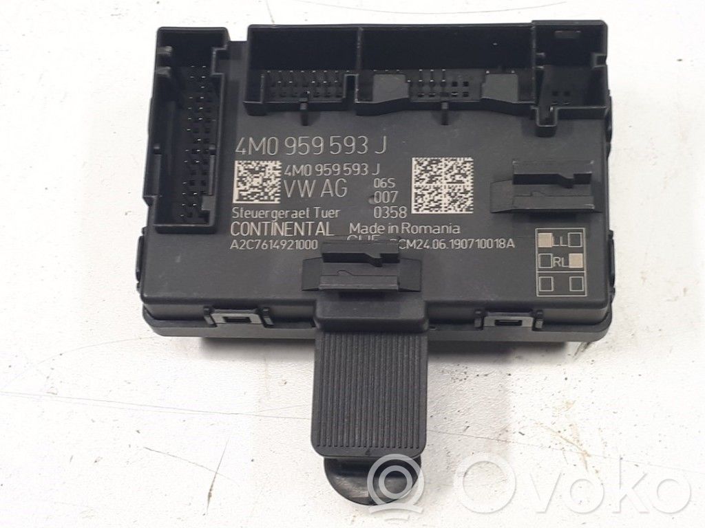 Door central lock control unit/module   4M0959593J,4M0959593J