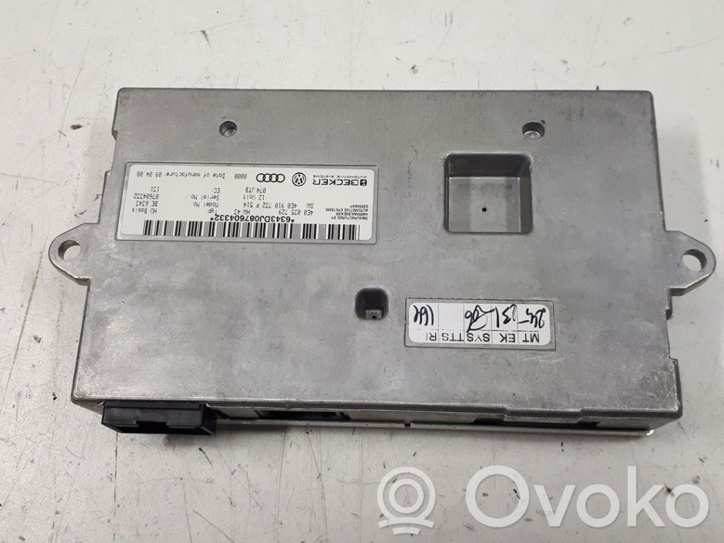 Audi A8 S8 D3 4E Other control units/modules 