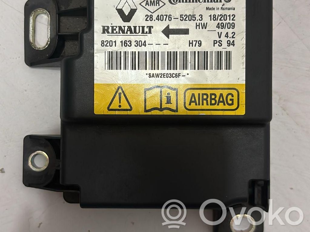 Airbag control unit/module   8200952847,8200952847