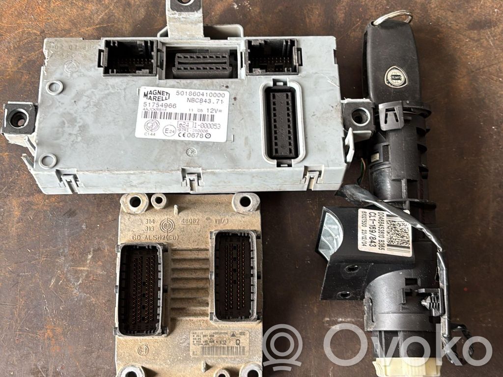 Lancia Ypsilon Engine ECU kit and lock set 