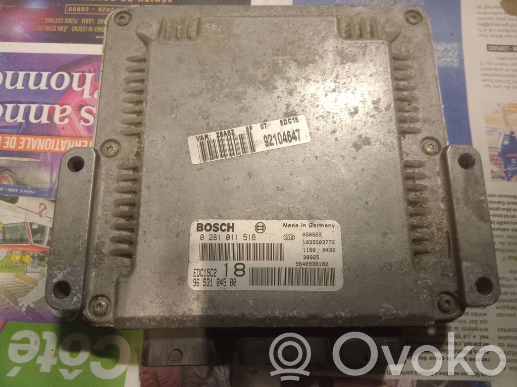 Peugeot 607 Engine control unit/module 
